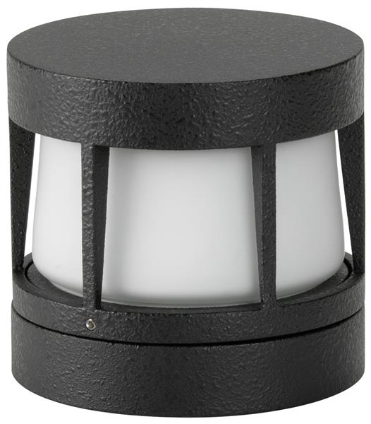 Wand-, Decken- und Pfeilerleuchte Typ Nr. 0326 - Farbe: schwarz, mit 1 x LED 10