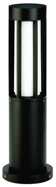 Sockelleuchte Typ Nr. 0507 - Farbe: schwarz für 1 x Lampe max. 20 W, E27