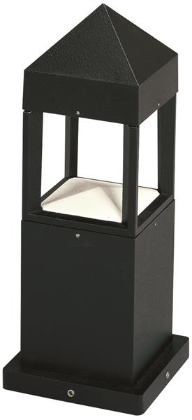 Sockelleuchte Typ Nr. 0523 - Farbe: schwarz, für 1 x QT-DE 80 W, R7s