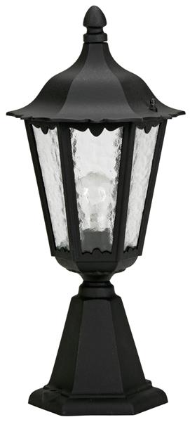 Sockelleuchte Typ Nr. 0541 - Farbe: schwarz, für 1 x Lampe, E27