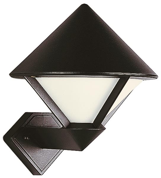 Wandleuchte Typ Nr. 0616 - Farbe: schwarz, für 1 x Lampe, E27