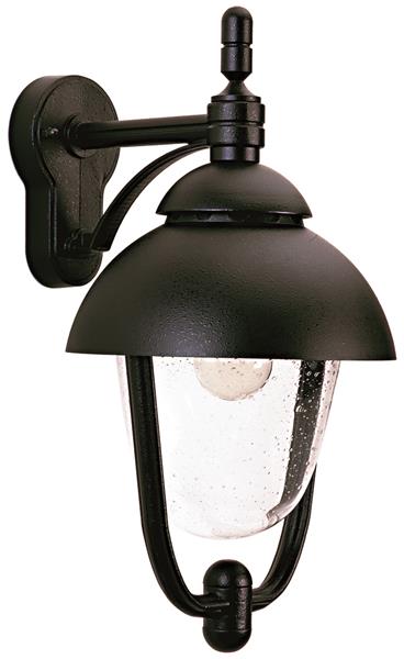 Wandleuchte Typ Nr. 0689 - Farbe: schwarz, für 1 x Lampe, E27