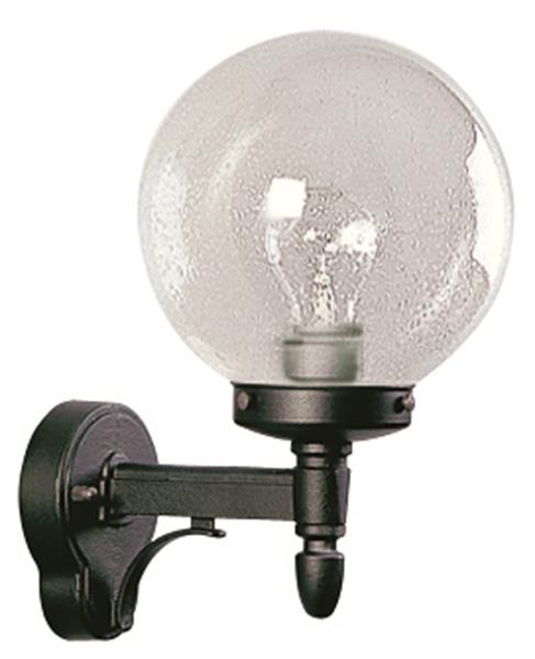 Wandleuchte Typ Nr. 0698 - Farbe: schwarz, für 1 x Lampe, E27
