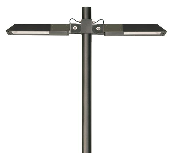 Vario-Mastaufsatzleuchte Typ Nr. 0807 - Optik Straßen leuchte - Farbe: schwarz,