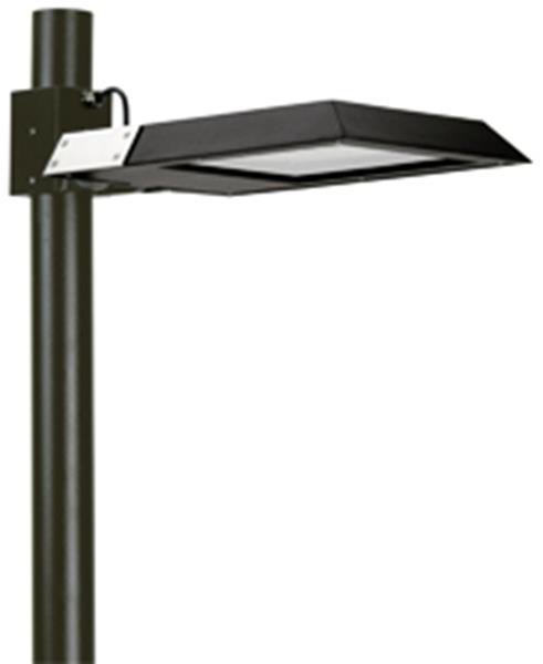 Vario-Mastaufsatzleuchte Typ Nr. 0843 - Optik Flächenstrahler - Farbe: schwarz,