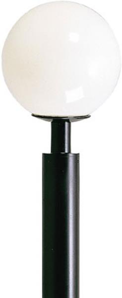 Kugelaufsatzleuchte Typ Nr. 0854 - Farbe: schwarz, für 1 x A65 - 150 W, E27*** A