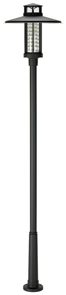 Mastleuchte Typ Nr. 0861 - Farbe: schwarz, mit LED