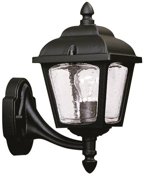 Wandleuchte Typ Nr. 1812 - Farbe: schwarz, für 1 x Lampe, E27