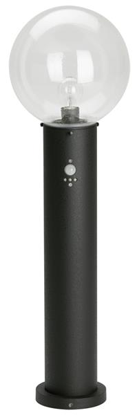 Pollerleuchte Typ Nr. 2010 - Farbe: schwarz, mit BWM (2012)für 1 x Lampe, E27