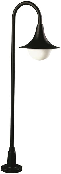 Wegeleuchte Typ Nr. 2081 - Farbe: schwarz, für 1 x Lampe, E27