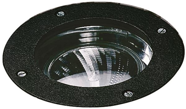 Erdeinbaustrahler Typ Nr. 2128 - Farbe: schwarz, für 1 x PAR 30 - 75 W, E27