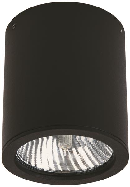 Deckenaufbaustrahler Typ Nr. 2130 - Farbe: schwarz, für 1 x PAR 30 - 75 W, E27