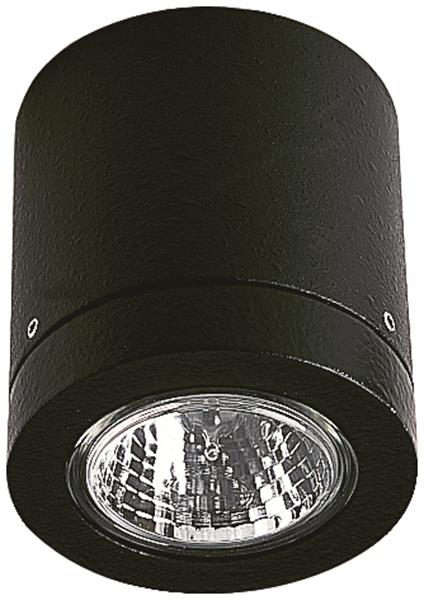 Deckenaufbaustrahler Typ Nr. 2140 - Farbe: schwarz, für 1 x PAR 16 - 50 W, GU10