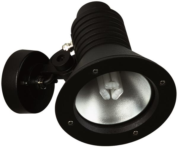 Wandstrahler Typ Nr. 2182 - Farbe: schwarz, für 1 x Lampe 15 W, E27