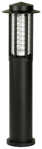 Pollerleuchte Typ Nr. 2203 - Farbe: schwarz, mit 1 x LED 25 W, 2100 lm