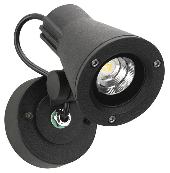 Wandstrahler Typ Nr. 2353 - Farbe: schwarz, mit 1 x LED 8 W, 800 lm