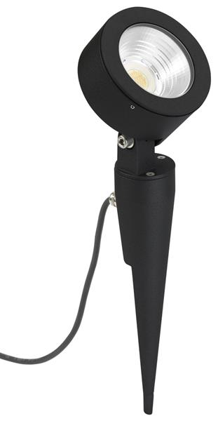 Spießstrahler Typ Nr. 2390 - Farbe: schwarz, mit 1 x LED 12 W, 1200 lm