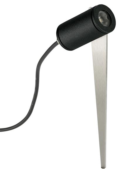 Spießstrahler Typ Nr. 2433 - Farbe: schwarz, mit 1 x LED 4 W, 230 lm