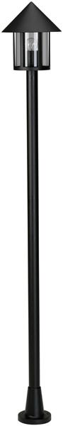 Mastleuchte 1-fl. Typ Nr. 4127 - Farbe: schwarz, für 1 x Lampe, E27