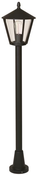 Wegeleuchte Typ Nr. 4129 - Farbe: schwarz, für 1 x Lampe, E27