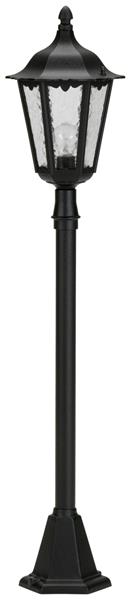 Wegeleuchte Typ Nr. 4142 - Farbe: schwarz, für 1 x Lampe, E27