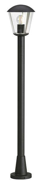 Wegeleuchte Typ Nr. 4154 - Farbe: schwarz, für 1 x Lampe, E27