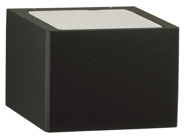Wandleuchte Typ Nr. 6167 - 2-seitig - Farbe: schwarz, 2-seitig für 1 x QT14 - 60
