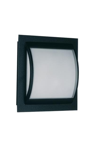 Wand- und Deckenleuchte Typ Nr. 6202 - Farbe: schwarz, für 1 x Lampe, E27