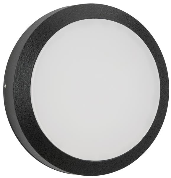 Wand- und Deckenleuchte Typ Nr. 6420 - Farbe: schwarz, mit 1 x LED 24 W