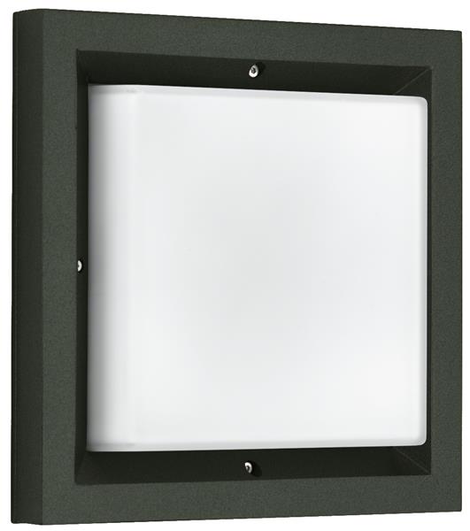 Wand- und Deckenleuchte Typ Nr. 6422 - Farbe: schwarz, mit 1 x LED 12 W, 1200 lm
