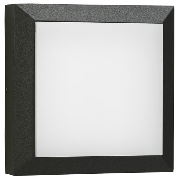 Wand- und Deckenleuchte Typ Nr. 6560 - Farbe: schwarz, mit 1 x LED 8 W, 880 lm