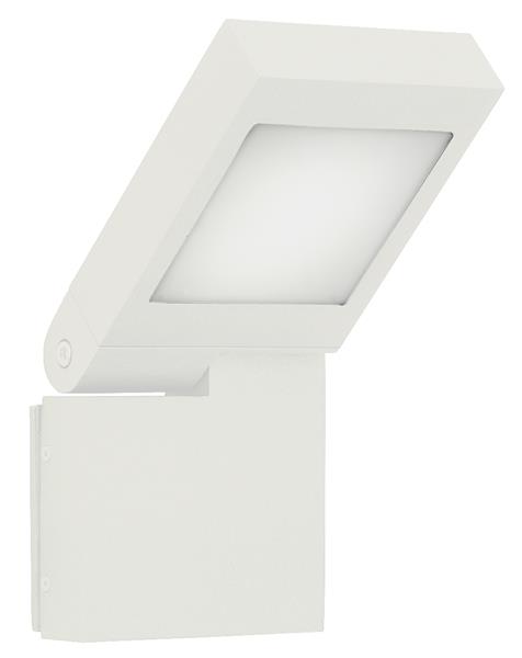 Wandleuchte Typ Nr. 0111 - schwenkbar - Farbe: weiß, mit 1 x LED 14 W, 3000 K, 1