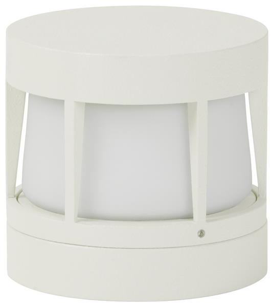 Wand-, Decken- und Pfeilerleuchte Typ Nr. 0326 - Farbe: weiß, mit 1 x LED 10 W