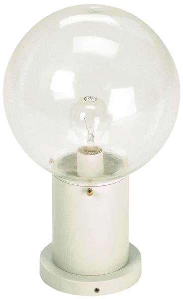 Sockelleuchte Typ Nr. 0503 - Farbe: weiß, für 1 x Lampe, E27