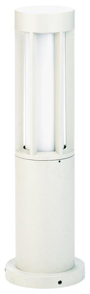 Sockelleuchte Typ Nr. 0507 - Farbe: weiß, für 1 x Lampe max. 20 W, E27