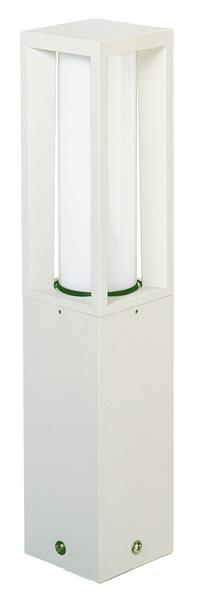 Sockelleuchte Typ Nr. 0508 - Farbe: weiß, für 1 x Lampe max. 20 W, E27