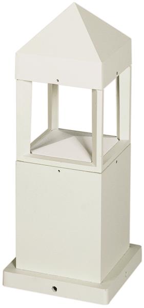 Sockelleuchte Typ Nr. 0523 - Farbe: weiß, für 1 x QT-DE 80 W, R7s