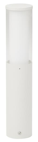 Sockelleuchte Typ Nr. 0545 - Farbe: weiß, für 1 x Lampe max. 20 W, E27