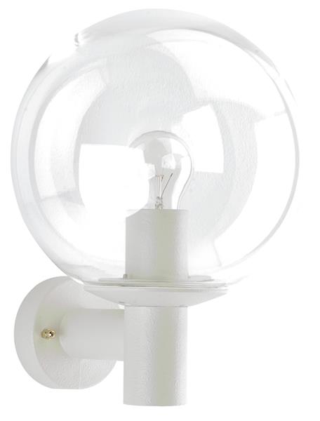 Wandleuchte Typ Nr. 0639 - Farbe: weiß, für 1 x Lampe, E27