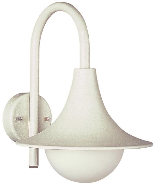 Wandleuchte Typ Nr. 0669 - Farbe: weiß, für 1 x Lampe, E27