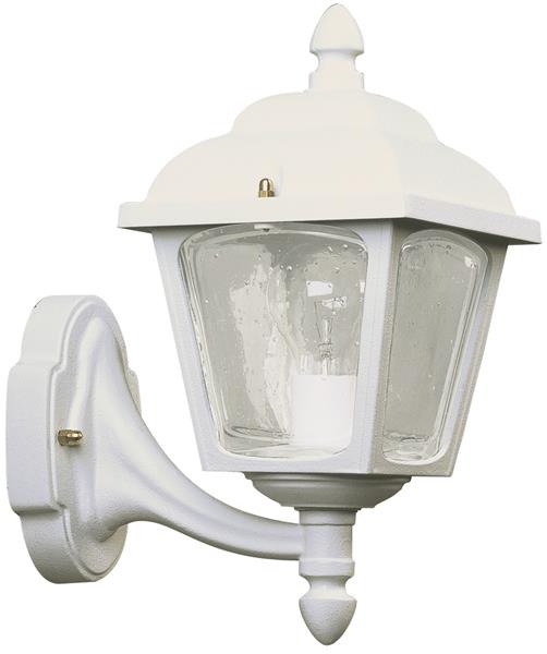 Wandleuchte Typ Nr. 1812 - Farbe: weiß, für 1 x Lampe, E27