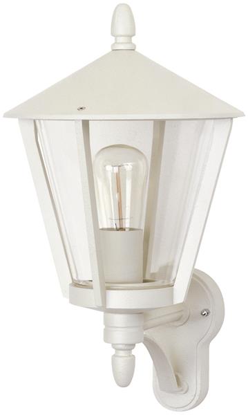 Wandleuchte Typ Nr. 1814 - Farbe: weiß, für 1 x Lampe, E27