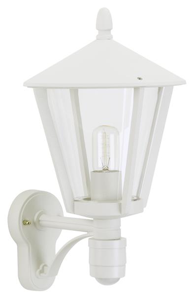 Wandleuchte Typ Nr. 1815 - Farbe: weiß, mit BWM, für 1 x Lampe, E27