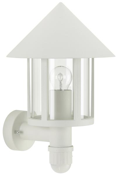 Wandleuchte Typ Nr. 1825 - Farbe: weiß, mit BWM, für 1 x Lampe, E27