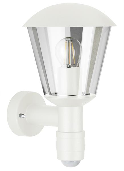 Wandleuchte Typ Nr. 1855 - Farbe: weiß, mit BWM, für 1 x Lampe, E27