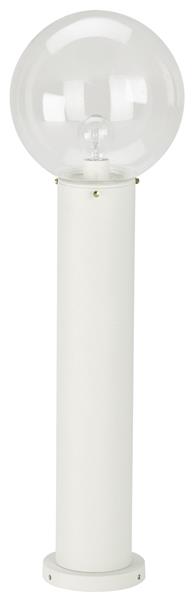 Pollerleuchte Typ Nr. 2012 - Farbe: weiß, für 1 x Lampe, E27