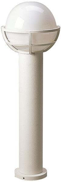 Pollerleuchte Typ Nr. 2030 - Farbe: weiß, für 1 x Lampe, E27