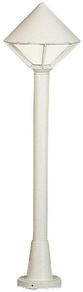 Wegeleuchte Typ Nr. 2031 - Farbe: weiß, für 1 x Lampe, E27