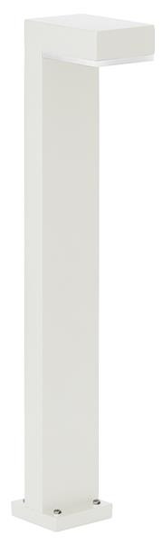 Pollerleuchte Typ Nr. 2086 - Farbe: weiß, mit 1 x LED 10 W, 900 lm, 3000 K