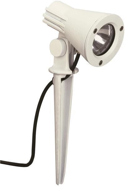 Spießstrahler Typ Nr. 2154 - Farbe: weiß, für 1 x PAR 20 - 50 W, E27